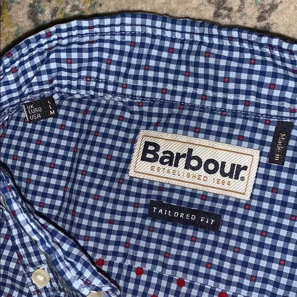 Barbour Short Sleeve Tailored Button Down - Picture 4 of 4